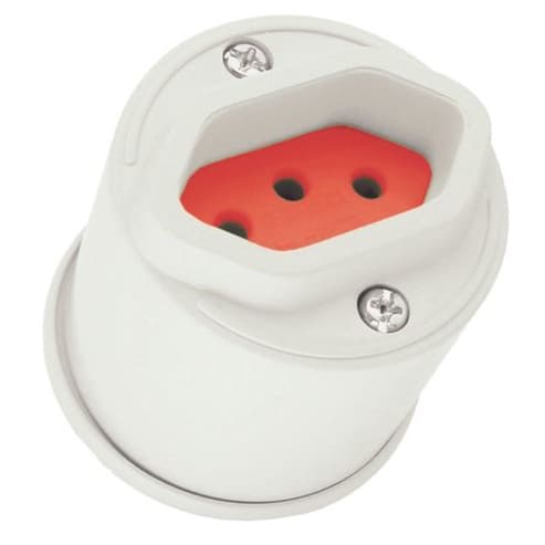 Tomada Externa 2P+T 20a Branca Radial 1801.393