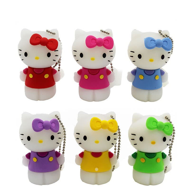 Unidade flash USB De Alta Velocidade 2 Tb Cute Hello Kitty 8 Gb 64 128 512 pendrive 2.0 U disk