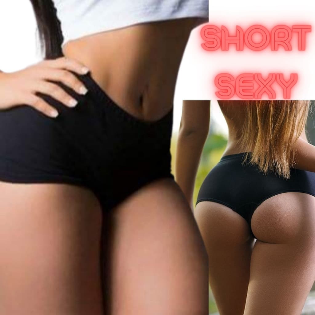 Short Feminino Conforto Ideal Pra Usar Com Vestido Coladinho