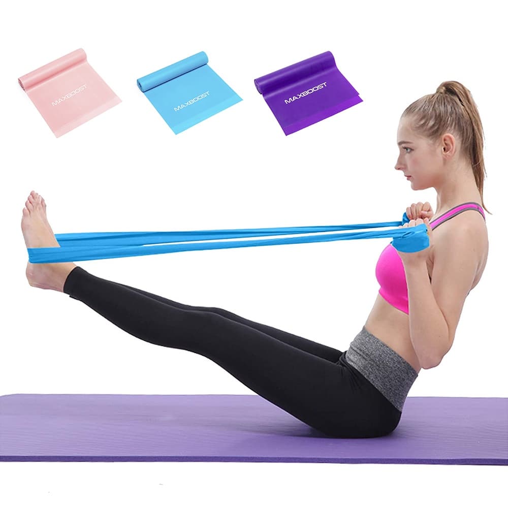 Faixa Elástica Thera Band Fisioterapia Academia Exercícios Funcionais  Alongamento Ballet 1,5M