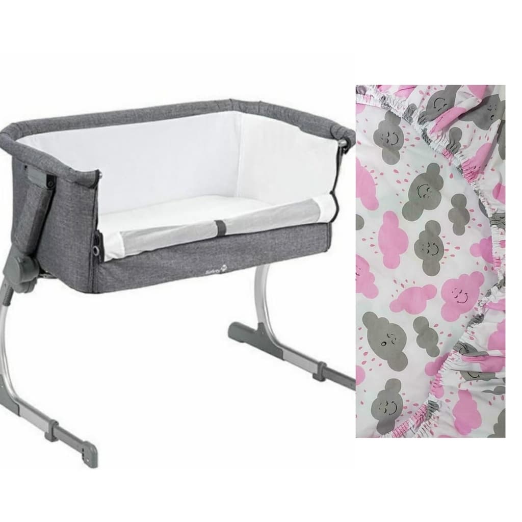 Lençol Avulso  Berço Portátil Side By Side -180 Fios ALGODÃO