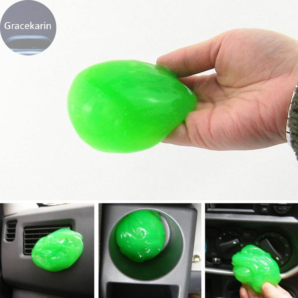 Grade De Cola Para Limpeza Verde , Guarnição Acessórios Automotivos De Carro , 1 Peça , Interruptor De Painel , Aro , Ge