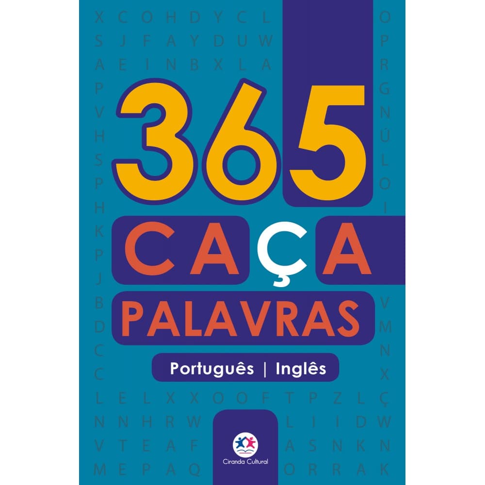 Livro - 365 caça-palavras português-inglês - Capa comum - Ciranda Cultural