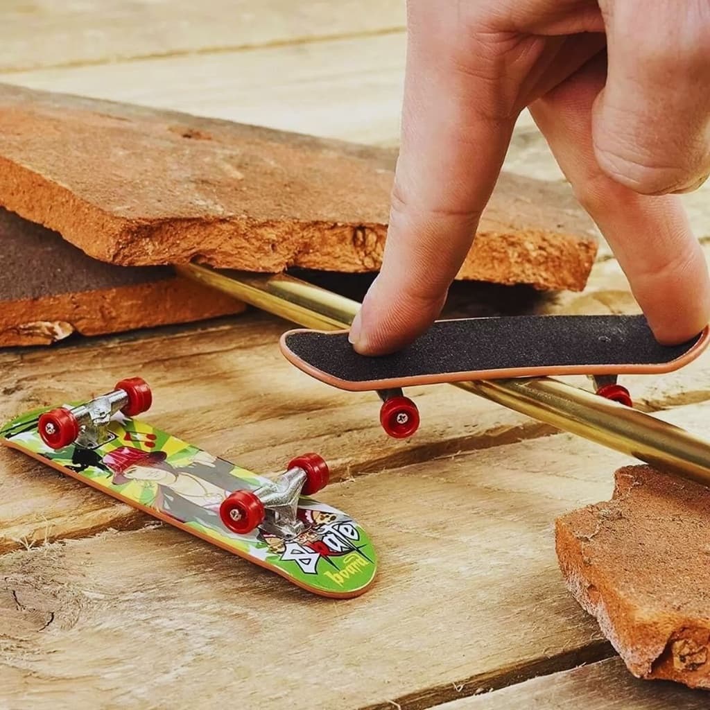 Skate de Dedo com Rampa Fingerboard com Obstáculo Radical