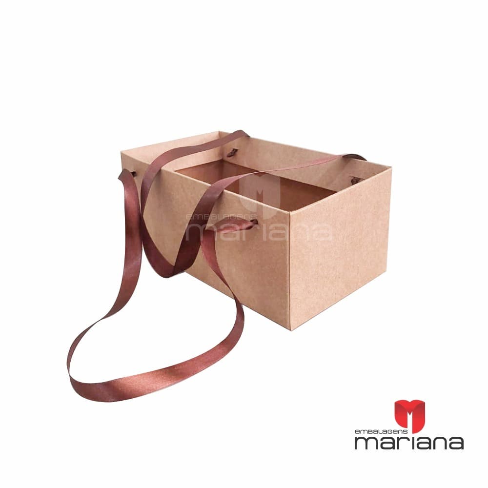 Cesta Com Alça Cetim - 10 unidades