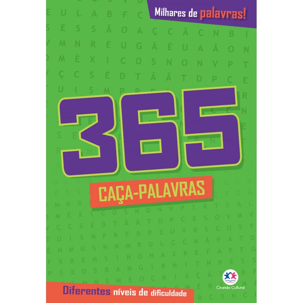 Livro - 365 caça-palavras - Capa comum - Ativamente