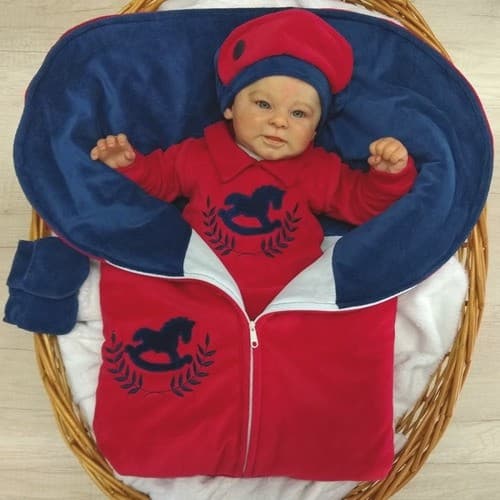 Saída De Maternidade Bebê Feliz Beto Marinho Com Vermelho