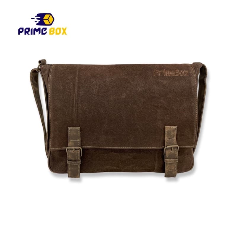 Pasta Executiva em Lona Reforçado Bolsa Transversal Carteiro Notebook