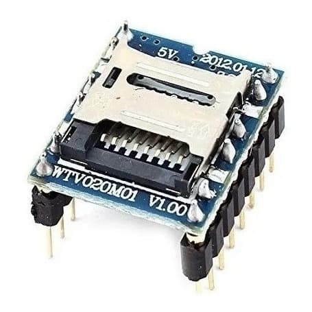 Módulo De Som / Voz / Música Wtv020 - Sd Arduino [ Código 282 ]