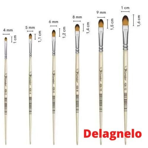 Pincel Condor Língua de Gato Série 426