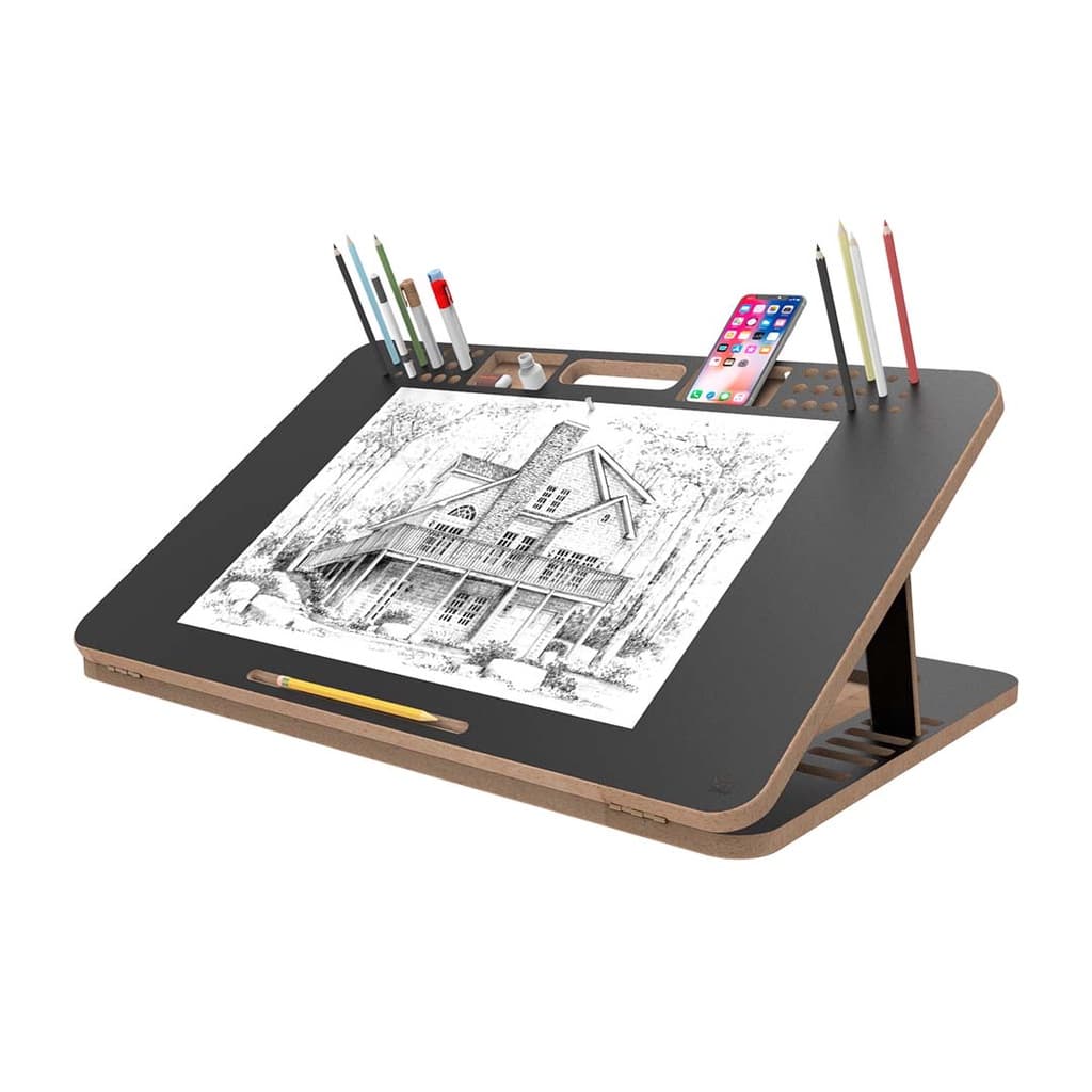 Prancheta de desenho suporte de leitura suporte notebook dobrevél portatil