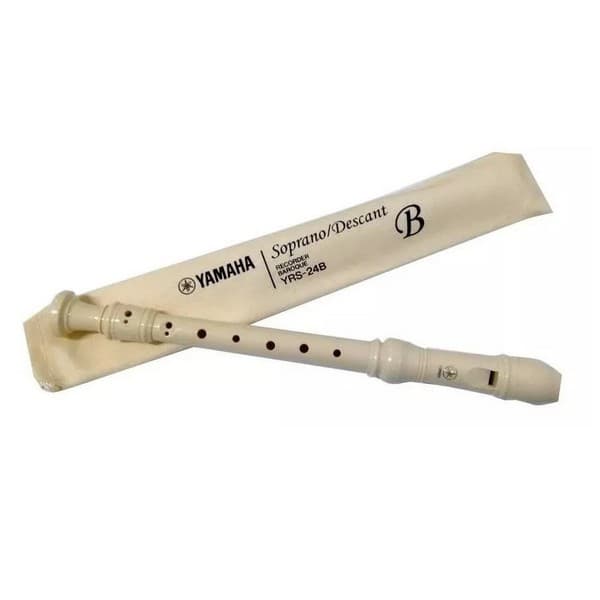 Flauta Doce -- Yamaha -- Barroca YRS-24 - C/ Capa Protetora