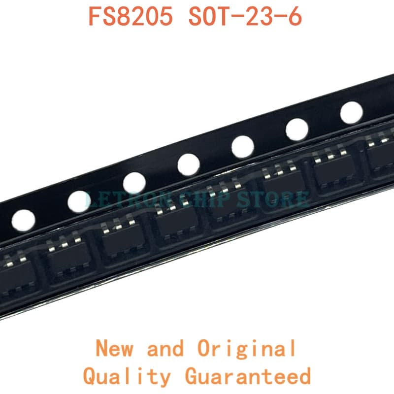 20 pces fs8205 sot-23-6 fs8205s fs8205a 8205 s 8205a SOT23 smd chipset novo e original ic