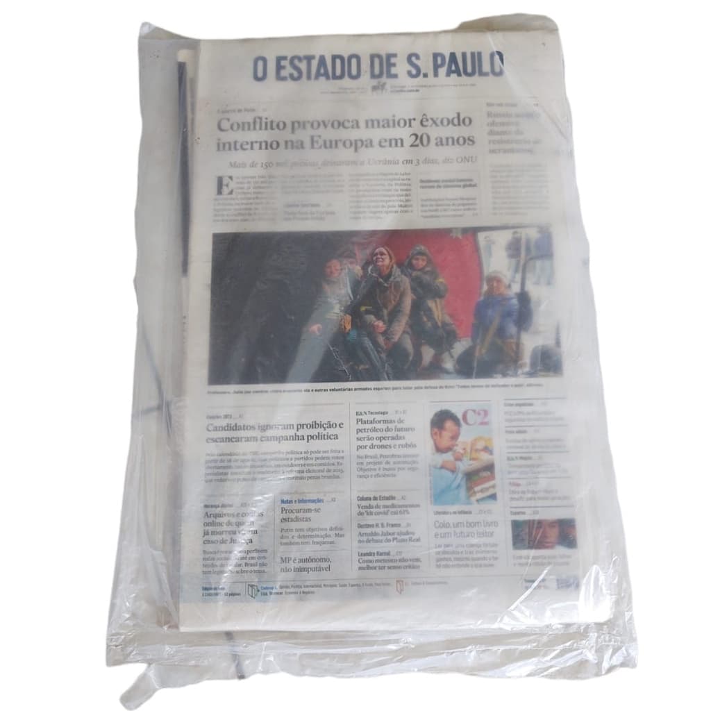 Jornal Pet estampado 1kg