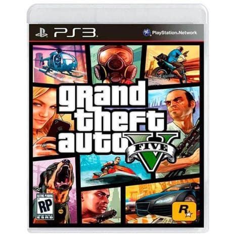 Gtav grand theft auto five ps3 semi novo