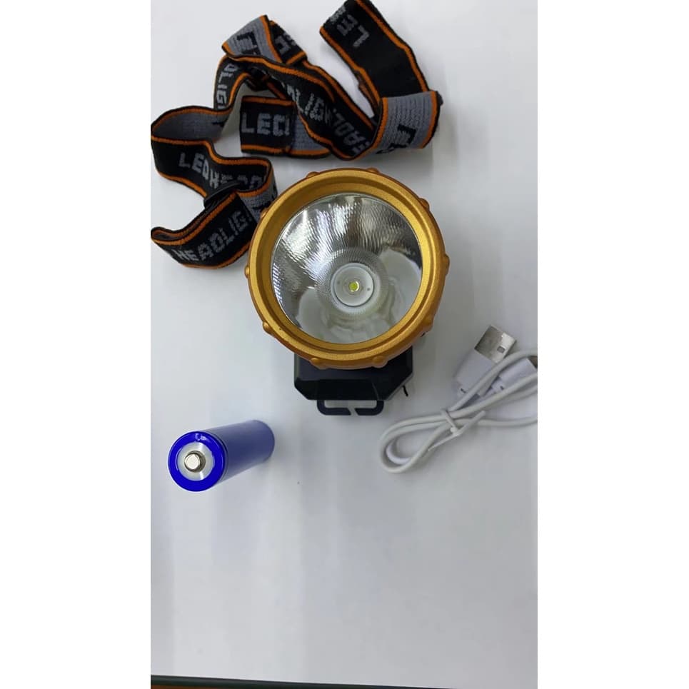 Lanterna De Cabeça 1 Led com 3 modo recarrecavel super led Forte com bateria 18650