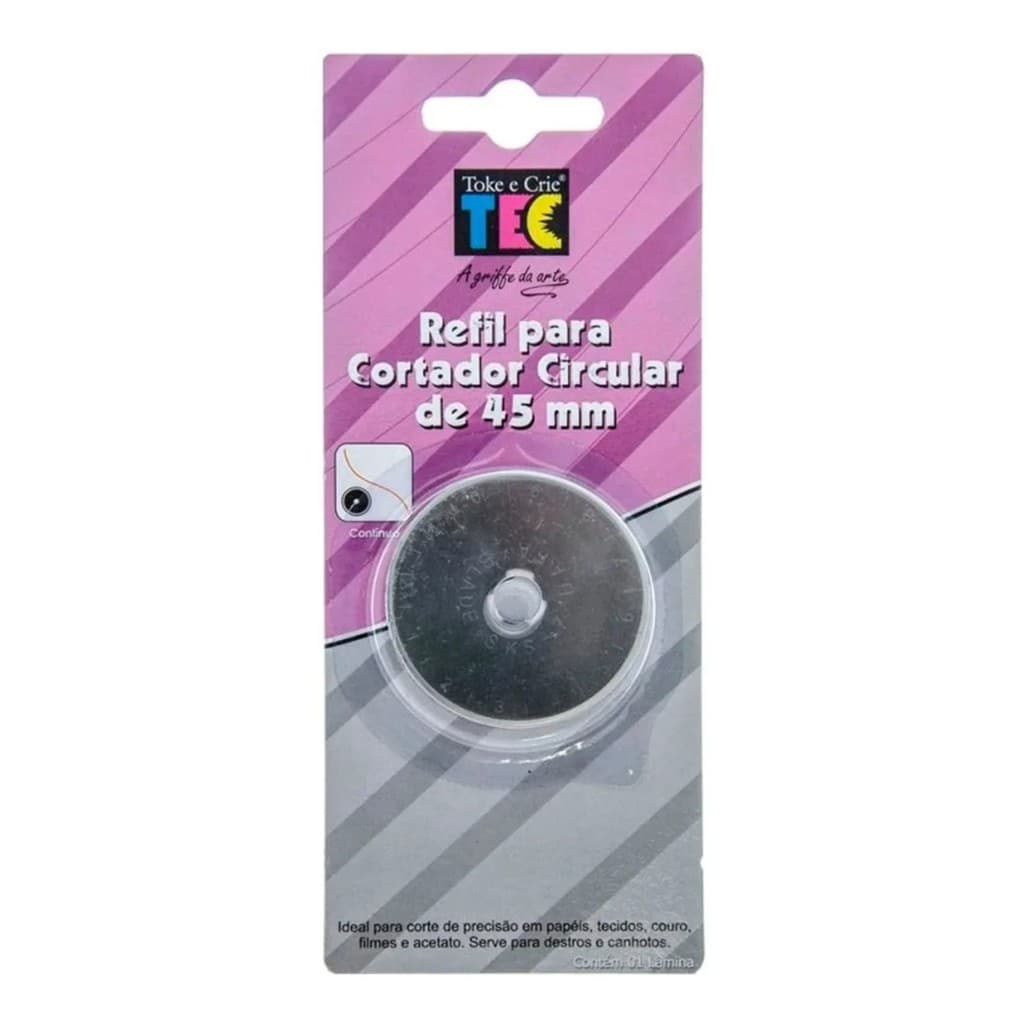 Refil De Lâmina Toke E Crie Cortador Circular 45mm