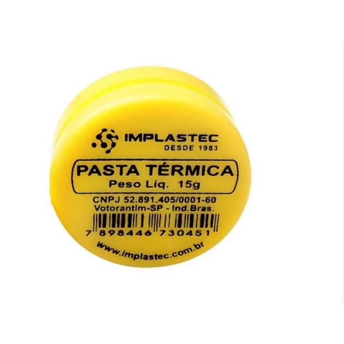 Pasta Térmica 15g Implastec Processador Cpu Componentes ENVIO IMEDIATO