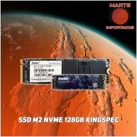 SSD M2 Pcie Nvme 128gb Kingspec 3.3v