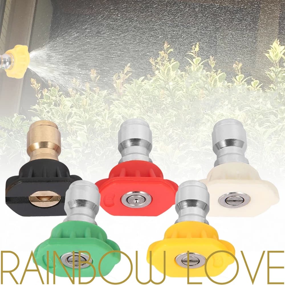 [Quente] Lavagem Rápida De Bicos De Conexão Para Carros/Bocal De Lança A Jato De Metal Lavador De Alta Pressão/Acessórios