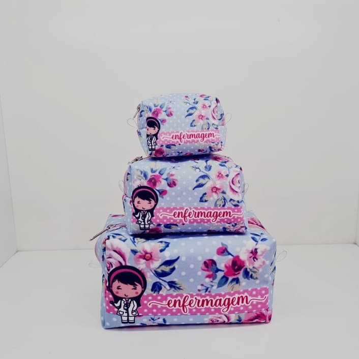 Kit necessaire 3 peças enfermagem