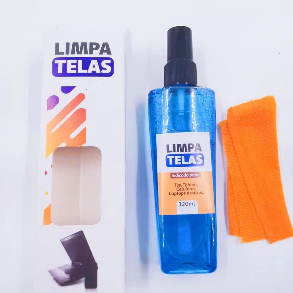 Limpa Telas De Lcd, Led Implastec 120ml com Flanela