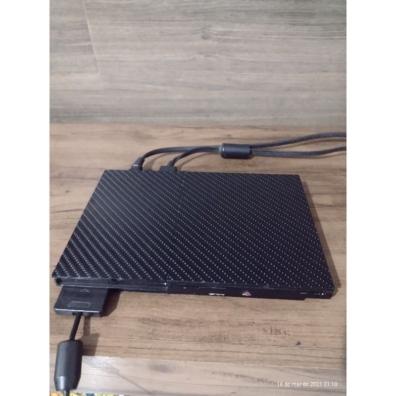 ps2 play 2 PlayStation 2 vídeo game em ótimo estado personalizado fibra de carbono