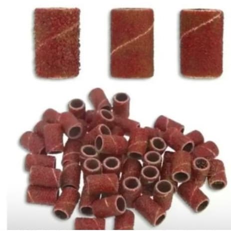 Refil Lixas Para Brocas De Lixadeiras Elétricas 100/200/300 Unidade Acrigel Gramatura 120