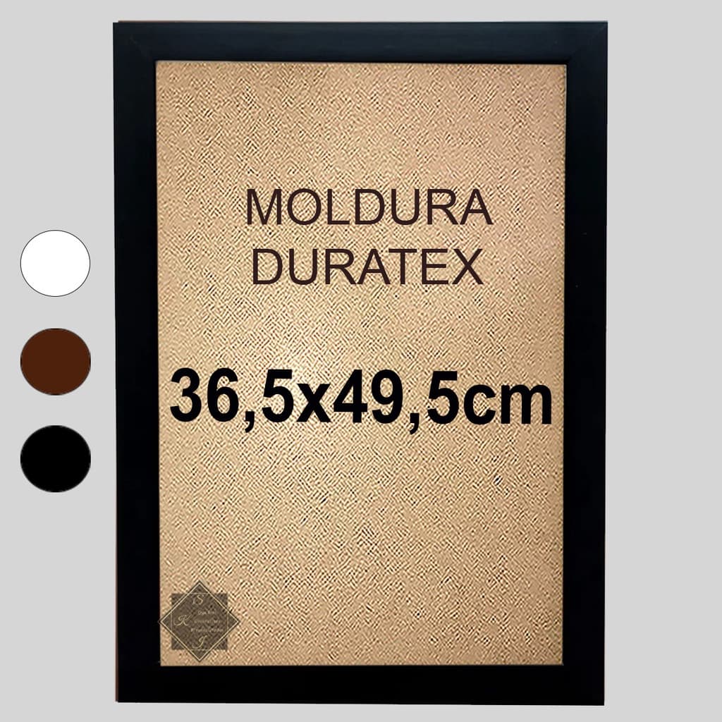 Moldura Quadro 36,5x49,5cm sem Vidro, sem Acetato somente com Duratex