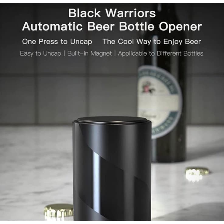 Abridor Garrafa Inox Cerveja Refrigerante Magenético Automático