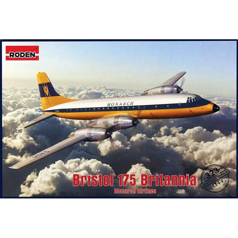 Bristol 175 Britannia (Monarch Airlines) - 1/144 - Roden 323