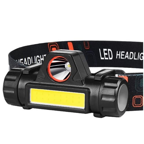 Lanterna de Cabeça Led COB Caminhada Pesca Ciclismo High Power-101 TOP