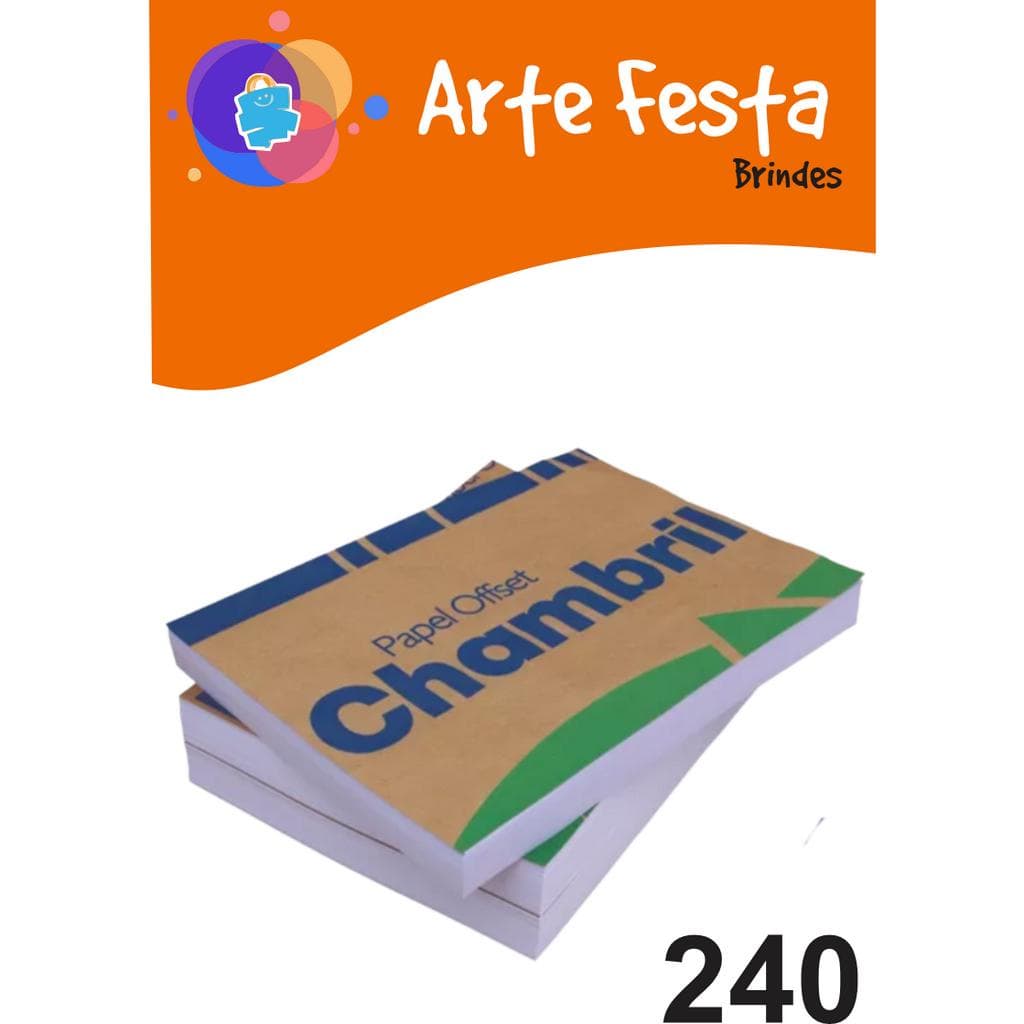 Papel Offset  Chambril 240g A4. 50 folhas