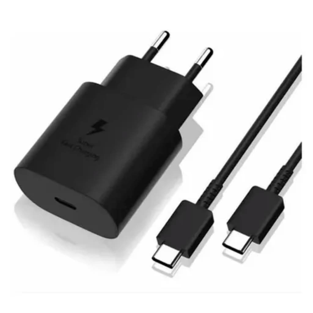 Carregador Turbo 25w Usb-c Para Samsung S20 Fe S21 S22 Plus 24 S23 S22 S21 S20 25w