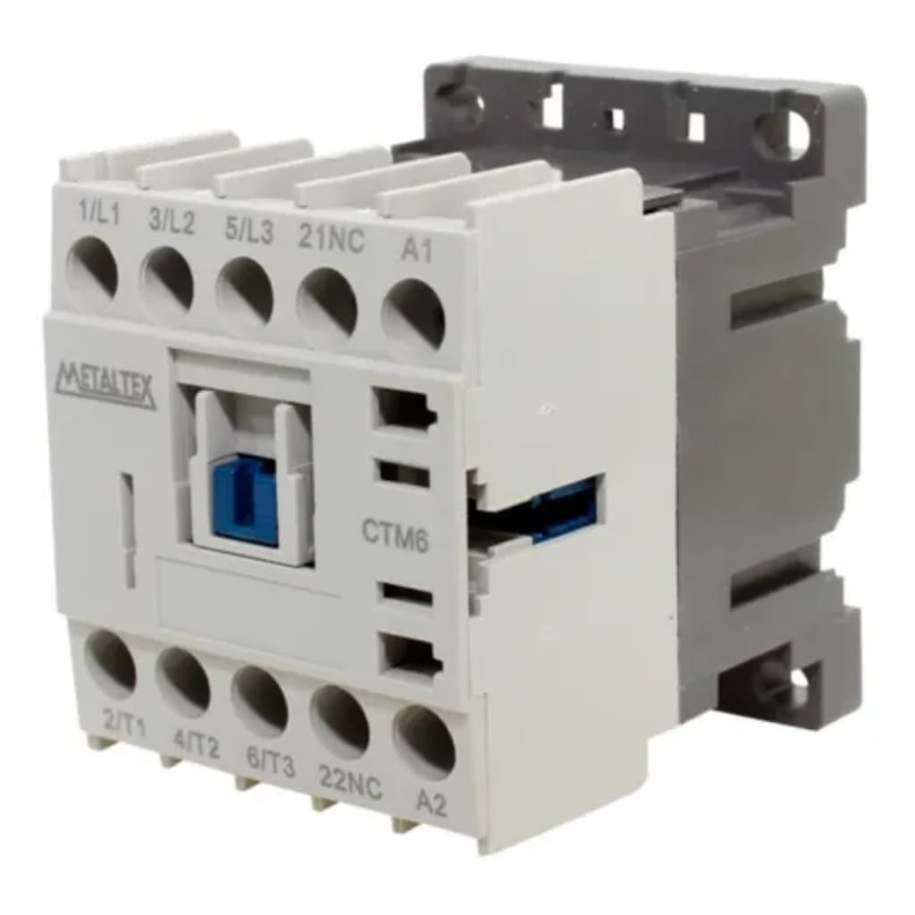 Mini Contator 7a 220vca Na Ctm6-h5-310 Metaltex