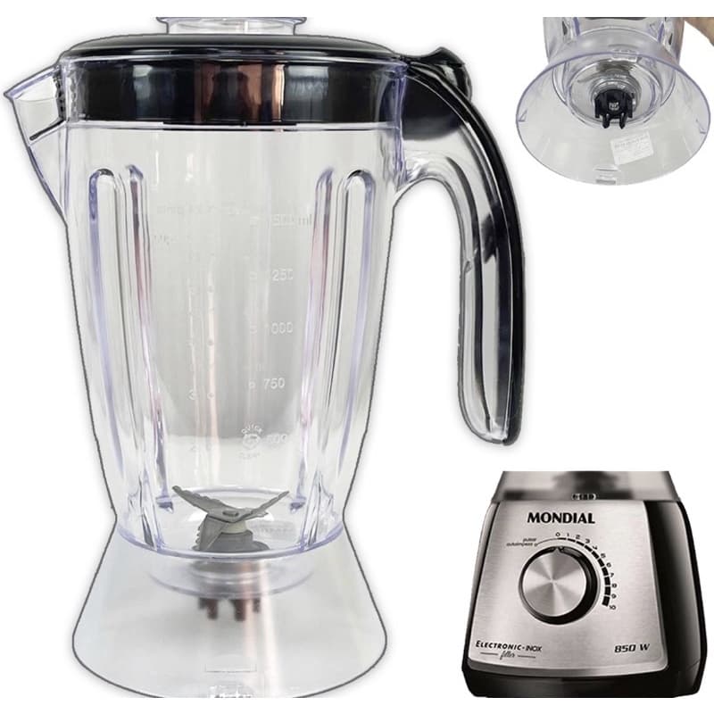 Copo para Liquidificador Mondial Eletronic Inox L-66