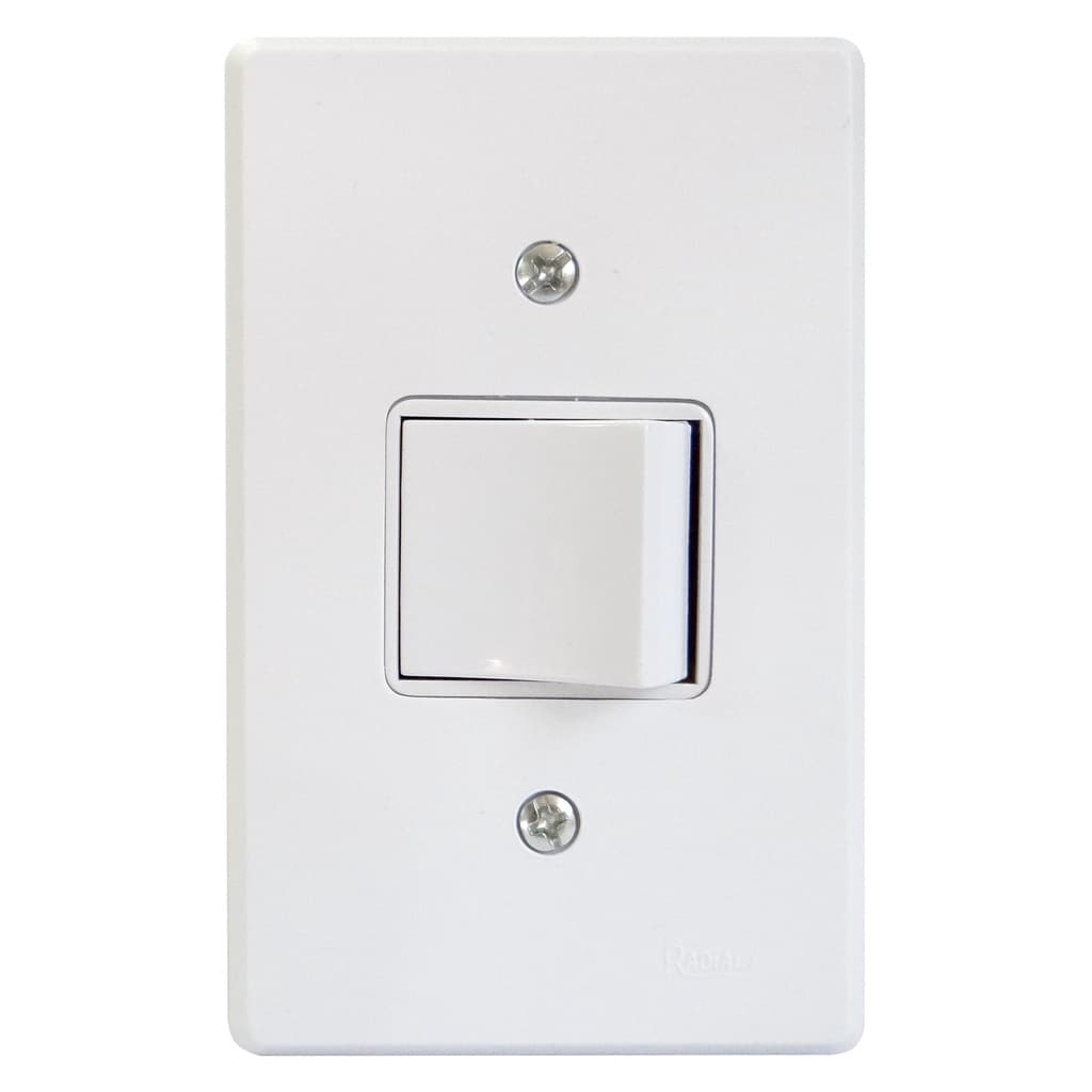 Interruptor Bipolar Simples 20a Linha Gelo Radial