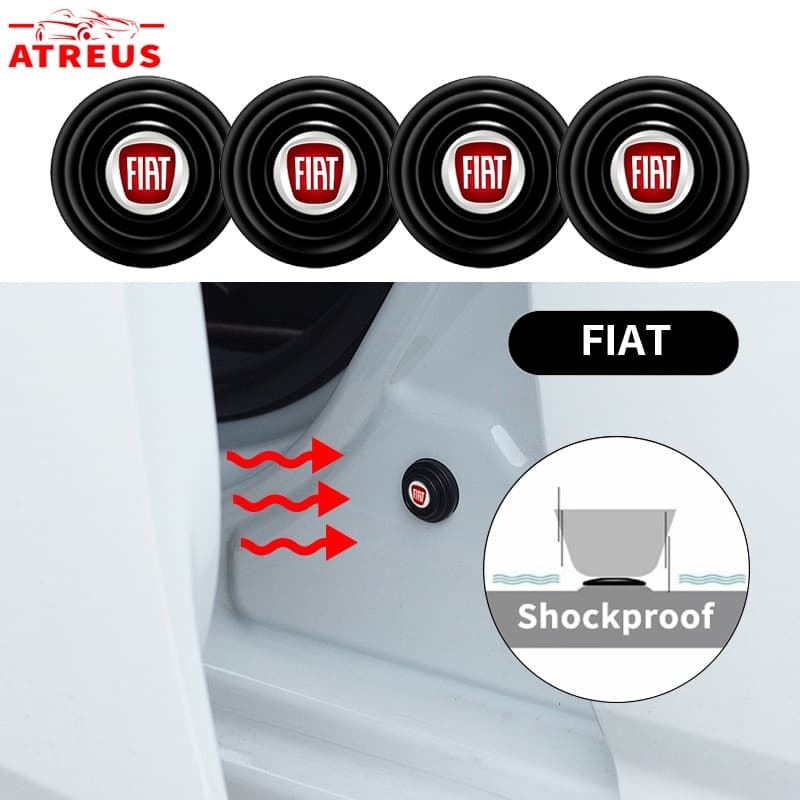 Para Fiat Almofada De Silicone Anticolisão Porta De Carro Tronco Da Porta Proteção À Prova De Soundproof Silenciador Para Fiat Uno Toro 500 Bravo Punto Palio Argo Stilo Strada Mobi