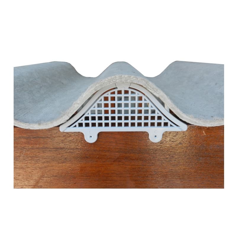 Kit Com 100 Peças (rende 18m) - Passarinheira Grade Ventilada Telha Ondulada Eternit Brasilit Fibrocimento 5mm e 6mm