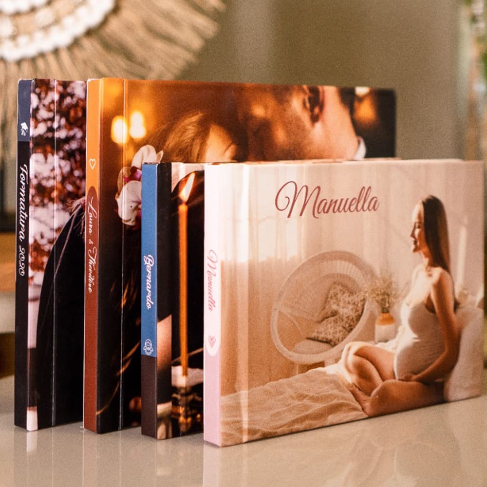 Álbum Auto Colante Capa Personalizado 20x25 Para 20  Fotos