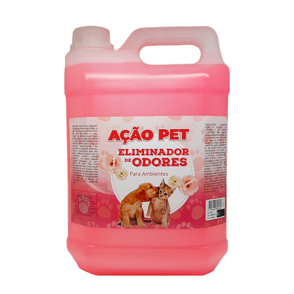 AÇÃO PET 3 Poderes 5LTS - Eliminador De Odores Para Ambientes