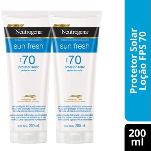 Kit 2 unidades Neutrogena Sun Fresh FPS 70 200ml