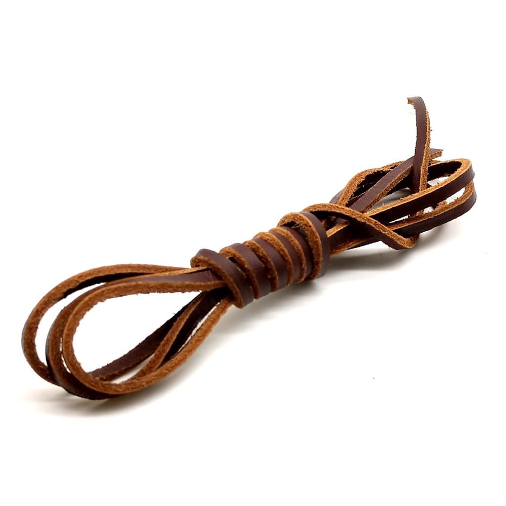 Cadarço de Couro Tento Cor Marrom