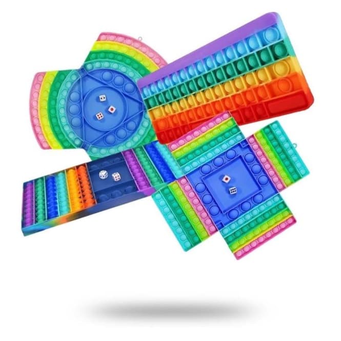 Push Pop it Fidget Toy Anti-Estresse Tabuleiro Jogos Para 3/4 Jogadores Presente para Crianças e Adolescentes