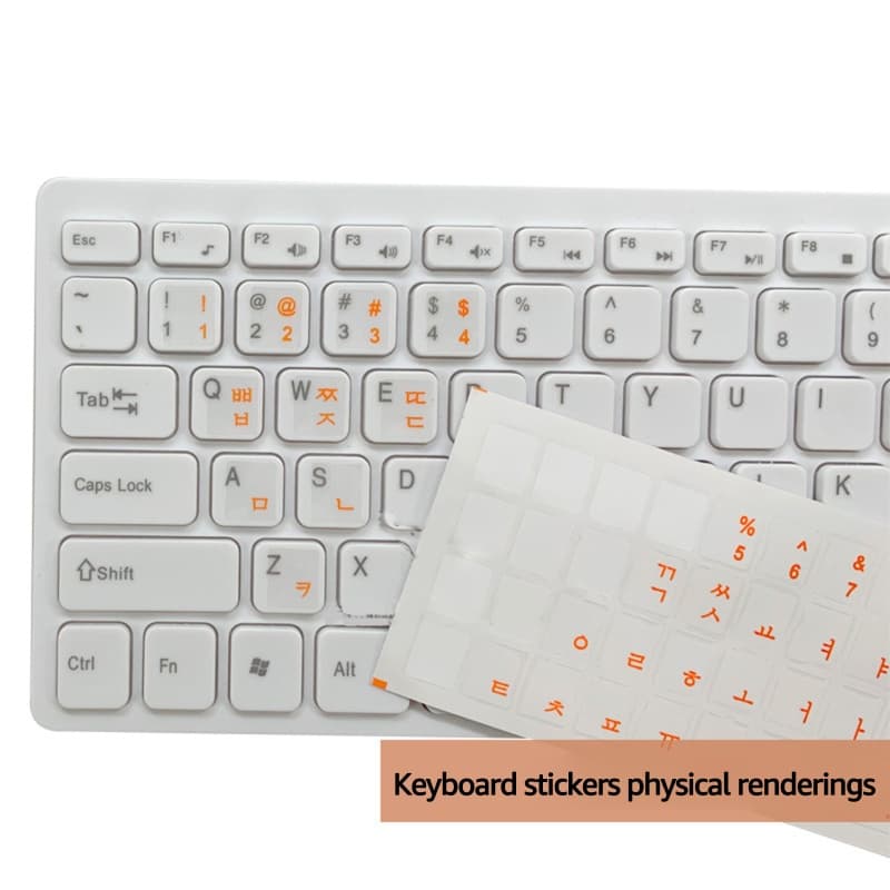 Adesivo Para Teclado PVC Coreano Substituição Do