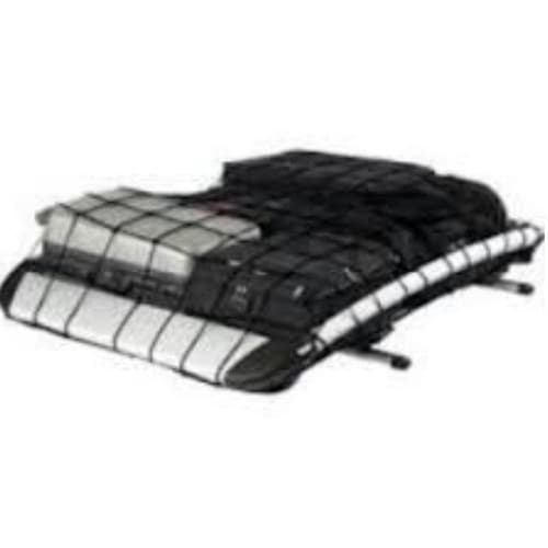 Kit Viagem Rede Elastica Bagageiro Carga Mala + Ganchos