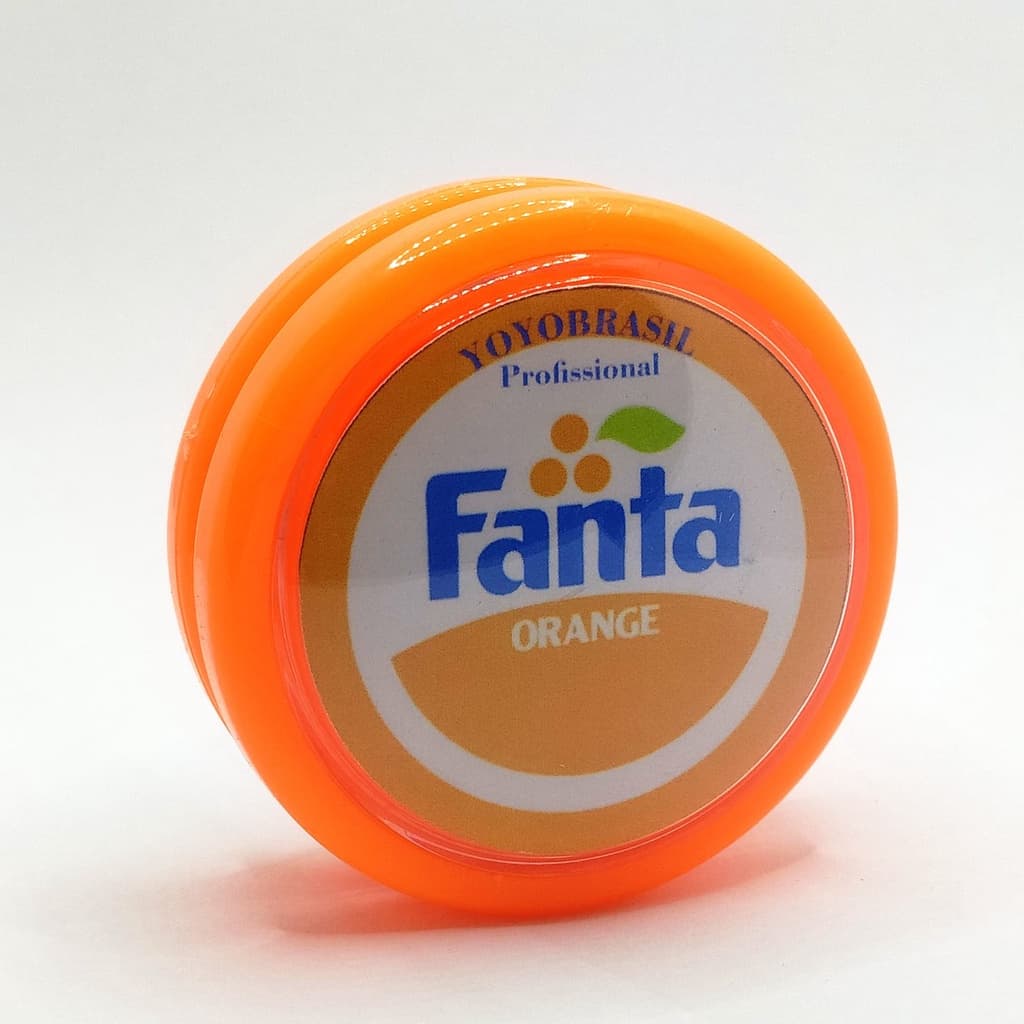Yoyo Retrô Profissional Fanta Laranja Série Coca-Cola YOYOBRASIL Personalizados (ioio,yo-yo,ioiô) + 3 cordas