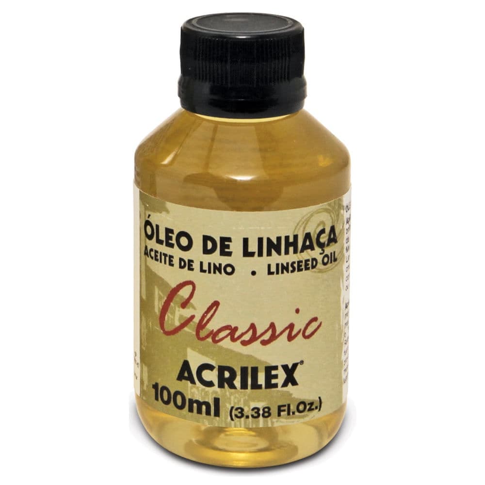 Óleo de Linhaça Classic 100ml Acrilex