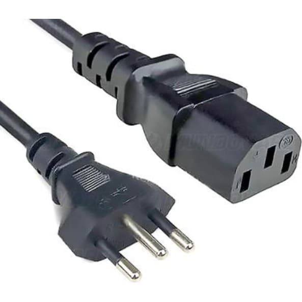 Cabo Forca Tripolar P/ Fonte Monitor Pc 1,5 M Padrão Inmetro