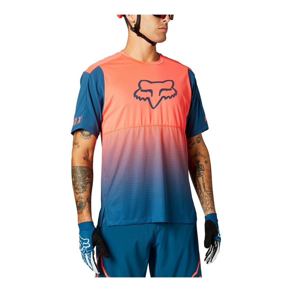 2025 Camisa De Ciclismo FOX MOTO Camisas Ao Ar Livre MTB Secagem Rápida Profissional Motocicleta Corrida Manga Curta Top